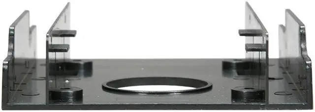 Alt view image 2 of 6 - EnLabs 2X25TO35BRPL 2 bay 2.5" to 3.5" HDD/SSD Hard Disk Drive Mounting Adapter Tray Bracket Holder,Convert Any 2 x 2.5” Solid State Drive/HDD Into a 3.5 Inch Drive Bay-Black Plastic