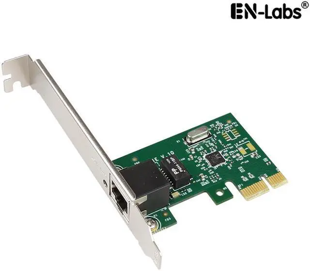 Main image of EnLabs PCIE100MNW 10/100Mbps RJ45 Fast Ethernet LAN PCI Express / PCIE Network Adapter / PCI-e Network Controller Card w/ Full-Profile PCI Slot Cover (Realtek RTL8211 chipest)