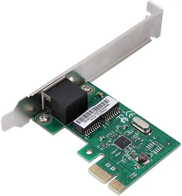 Alt view image 2 of 4 - EnLabs PCIE1000MNW 10/100/1000Mbps RJ45 Gigabit Ethernet LAN PCI Express / PCIE Network Adapter / PCI-e Network Controller Card w/ Full-Profile PCI Slot Cover (Realtek RTL8111E chipest)