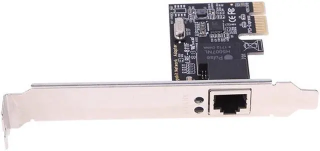 Alt view image 4 of 5 - EnLabs PCIEGIGABIT Gigabit Ethernet PCI Express PCI-E Network Card 10/100/1000Mbps RJ45 LAN Adapter Converter for Desktop PC w/ Full-Profile PCI Slot Cover (Newest Realtek RTL8111F chipest)
