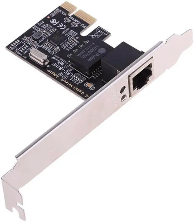Alt view image 3 of 5 - EnLabs PCIEGIGABIT Gigabit Ethernet PCI Express PCI-E Network Card 10/100/1000Mbps RJ45 LAN Adapter Converter for Desktop PC w/ Full-Profile PCI Slot Cover (Newest Realtek RTL8111F chipest)