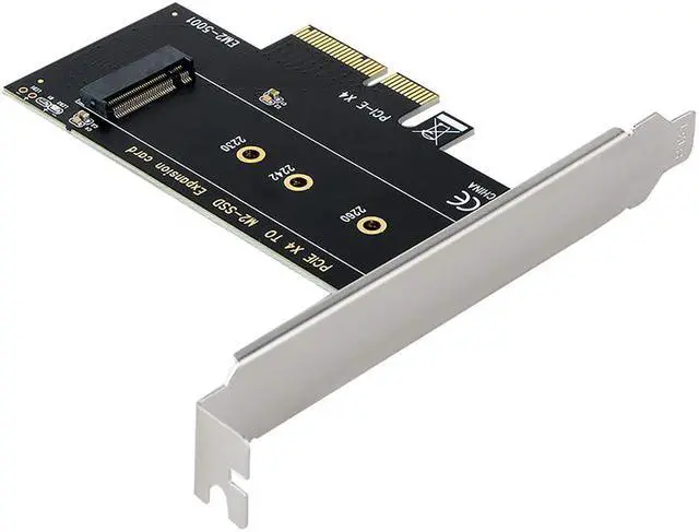Alt view image 3 of 7 - EnLabs PCIENVMELOW NVME PCIe Adapter, M.2 NVME SSD to PCI Express 3.0 Host Controller Expansion Card with Low Profile Bracket,M.2 M-Key NVME to  PCIe X4  Adapter for PC, Support 2230 2242 2260 2280
