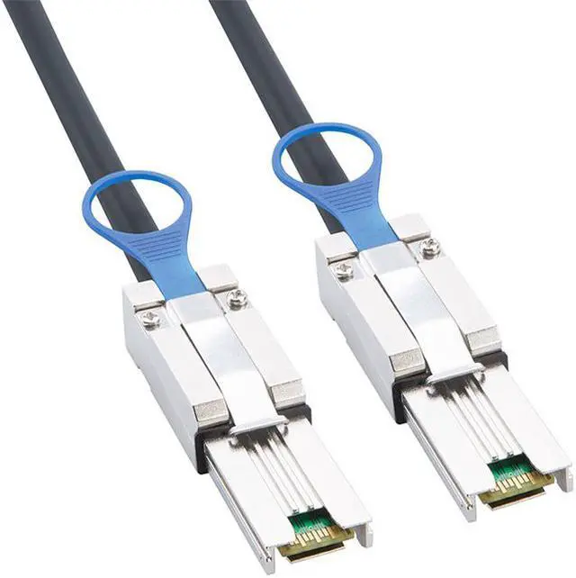Alt view image 3 of 5 - EnLabs SFF8088MM1M External SAS Cable,4 Lane - mini-SAS SFF-8088 to mini-SAS SFF-8088 Cable,External Mini SAS Serial Attached SCSI 26 Pin SFF 8088 Male to Male Cord - 3.3FT