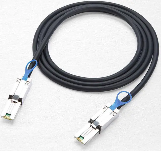 Alt view image 4 of 5 - EnLabs SFF8088MM1M External SAS Cable,4 Lane - mini-SAS SFF-8088 to mini-SAS SFF-8088 Cable,External Mini SAS Serial Attached SCSI 26 Pin SFF 8088 Male to Male Cord - 3.3FT
