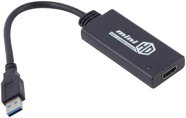 Alt view image 2 of 6 - EnLabs ADU3TOHDMI USB to HDMI Adapter, 1080P HD Audio Video Cable Converter, USB 3.0 to HDMI for Multiple Monitors, Compatible with Windows 10/8.1/8/7 (Not Support Vista,LINUX)