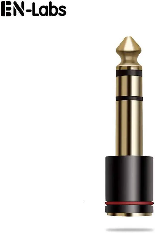 Main image of EnLabs 6.35mm Male to 3.5mm Female Audio Adapter,Gold Plated 1/4 plug to 1/8 inch Jack Stereo AUX Adaptor Converter for CD Players,Multimedia Speakers,Amplifier and Home Stereo