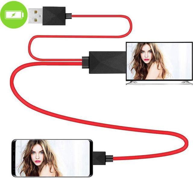 Alt view image 5 of 6 - MHL Micor USB to HDMI Cable,11 Pin Micro USB to HDMI Adapter Cable 1080P HDTV For Samsung Galaxy S5 S4 S3 Note 3 Note 2 Galaxy Tab 3 8.0 Tab 3 10.1 Tab Pro Galaxy Note 8 Note Pro 12.2