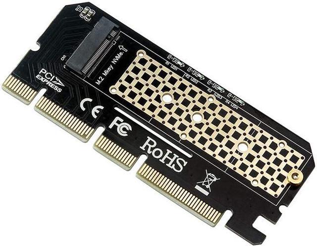 Alt view image 2 of 7 - EnLabs PCIEX16TONVME M Key M.2 PCIe NVMe SSD to PCI-e Express 3.0 x4 x8 x16 Adapter Card Converter w/ Thermal Pad, Support PCIe Channel NVMe AHCI SSD 2230 2242 2260 2280