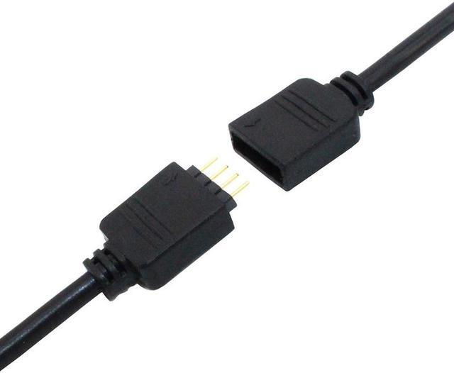 Alt view image 6 of 6 - EnLabs 2 Pack 1-to-5 4 Pins RGB Splitter Y Cable,LED Strip RGB Case Fans 5 Way RGB Hub Compatible with ASUS Aura Sync / Gigabyte RGB Fusion / MSI Mystic Light and w/ 12V 4pin RGB Header
