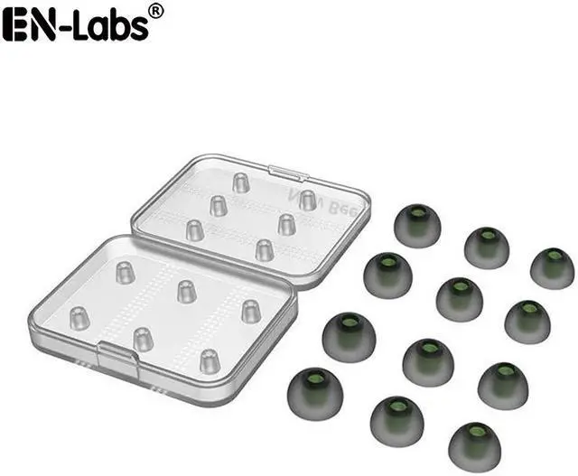 Main image of In Ear Silicone Earphone Holder Replacement Silicone Earbud Tips for Most 5mm-7mm Inner Tips Sport Earphone in-Ear Earphones (6 Pairs,S/M/L 2 Pairs each Size )
