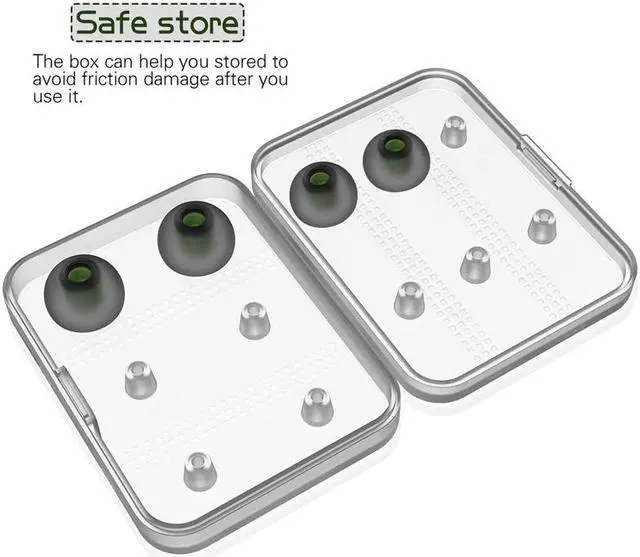 Alt view image 5 of 7 - In Ear Silicone Earphone Holder Replacement Silicone Earbud Tips for Most 5mm-7mm Inner Tips Sport Earphone in-Ear Earphones (6 Pairs,S/M/L 2 Pairs each Size )
