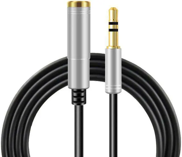 Main image of Jack 3.5mm Audio Extension Cable for iPhone Sumsung Smartphone,Mini Jack 3 5mm Stereo to Plug AUX Cable Adapter for Headphone,Laptop,PC - 16.4FT