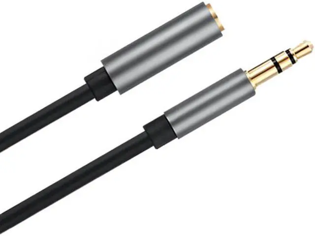 Alt view image 2 of 4 - Jack 3.5mm Audio Extension Cable for iPhone Sumsung Smartphone,Mini Jack 3 5mm Stereo to Plug AUX Cable Adapter for Headphone,Laptop,PC - 3.3ft