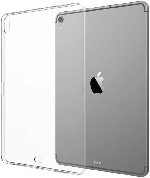 Alt view image 2 of 6 - Back Case for iPad 10.2 2019,Crystal Clear Soft TPU Cover for Apple iPad 10.2 inch Model A2197 A2200 A2198 A2232