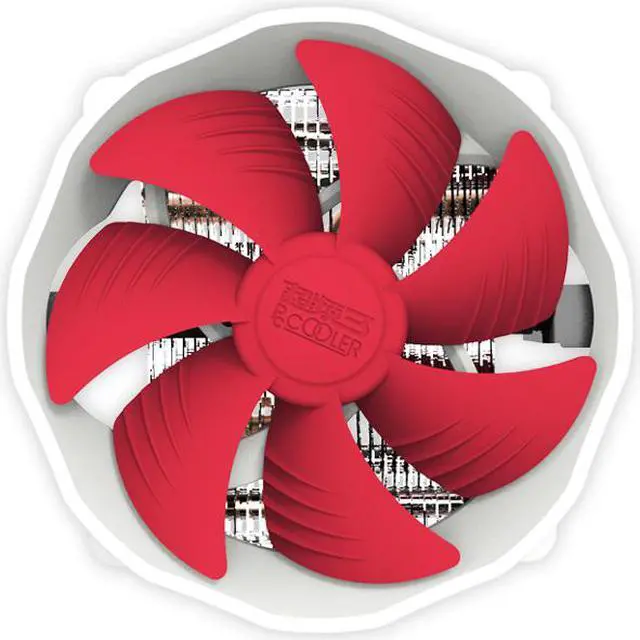 Alt view image 5 of 5 - PC Cooler CPU Air Cooler - Aluminum Heat sink - 4x6mm Direct Contact Copper Heatpipes with 120mm 3pin Fan -for Multi-platform Intel/AMD CPUs  socket 754/939/AM2/AM2+/AM3/FM1 LGA 775/1156/1155/1150
