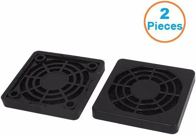 Main image of 2pcs/lot 5CM Computer Guard Black Plastic Dustproof Dust Filterable 50mm PC Case Fan Cooler Filter Cover,55x55x7mm