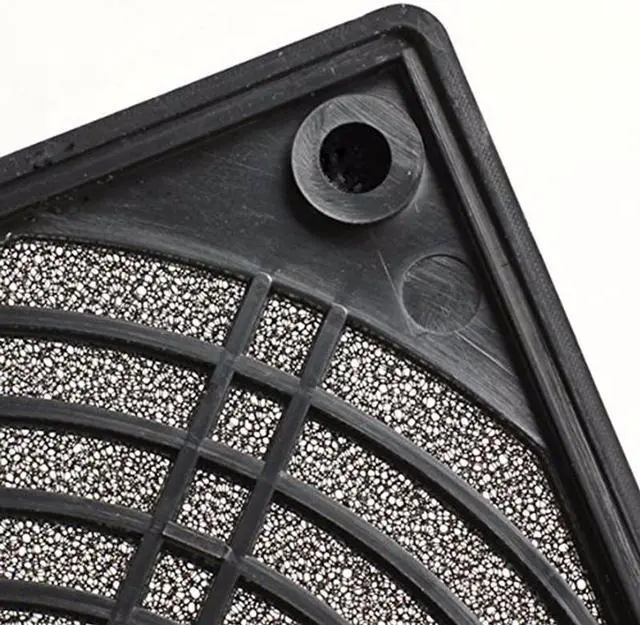 Alt view image 3 of 4 - 12CM Computer Guard Black Plastic Dustproof Dust Filterable 120mm PC Case Fan Cooler Filter Cover w/ Foam,125x125mm