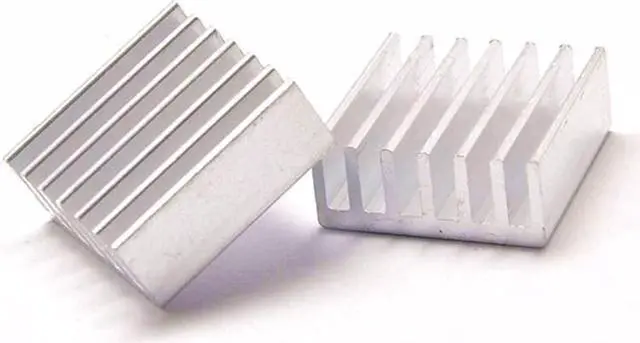Alt view image 2 of 2 - 5pcs/lot Aluminum Heatsink14x14x6mm with 3M 8810 Thermally Conductive Adhesive Tapes Electronic Chip Cooling Radiator Cooler