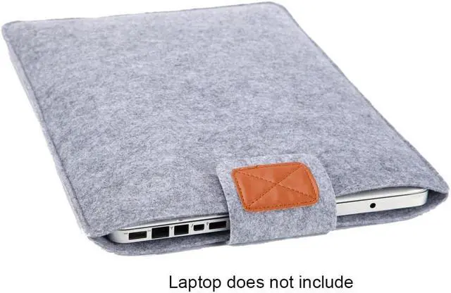 Alt view image 3 of 5 - 15-15.4 Inch Portable Soft Felt Laptop Sleeve Bag Cover Case for Notebook / Ultrabook/Samsung/Sony/HP/ 15.4-inch Macbook Pro/Dell Anti-scratch