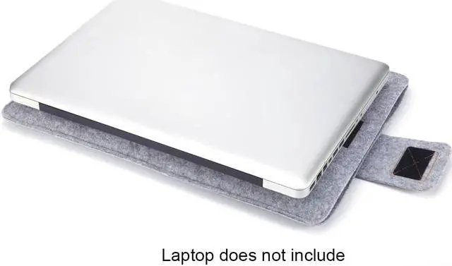 Alt view image 5 of 5 - 15-15.4 Inch Portable Soft Felt Laptop Sleeve Bag Cover Case for Notebook / Ultrabook/Samsung/Sony/HP/ 15.4-inch Macbook Pro/Dell Anti-scratch