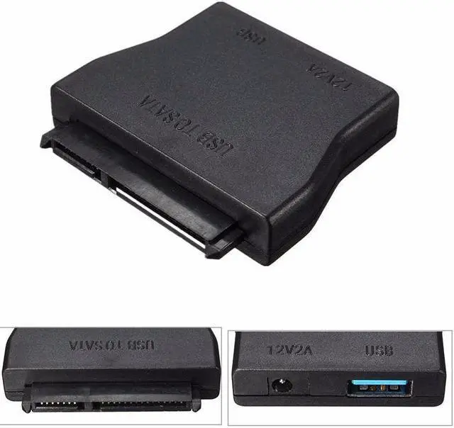 Alt view image 5 of 7 - USB 3.1 (10Gbps) Type A To 6Gbps SATAIII 22 Pin 2.5 Inch Hard Disk Driver Adapter Cable Converter  w/ USAP,SATA to USB 3.1 Converter for SSD/HDD