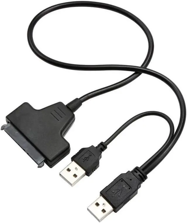 Alt view image 2 of 4 - EN-Labs USB 2.0 to 2.5" SATA Adapter Cable for SSD/HDD, Hard Drive Connector 22 Pin 7+15 SATA 1 2 3 to USB 2.0 External Converter
480Mbps Converter w/Reserved USB Power