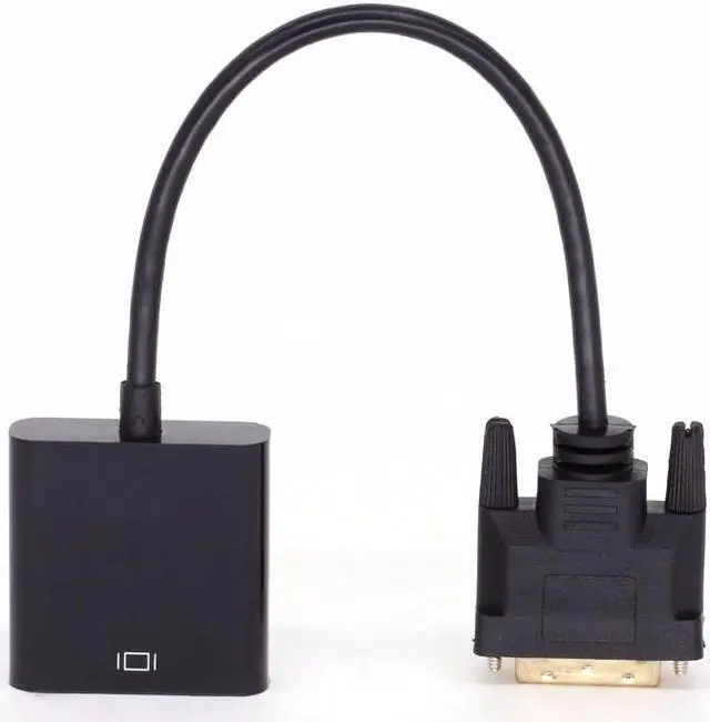 Alt view image 2 of 5 - 25CM Active Dual link DVI-D(24+1) Male to VGA Female M/F Video Cable Adapter Digital to Analog Converter(DAC)- 1920x1080