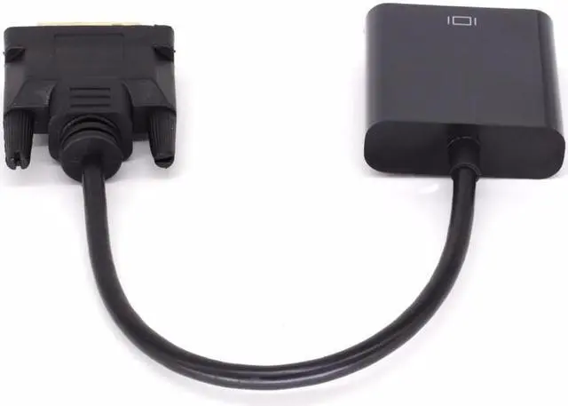 Alt view image 3 of 5 - 25CM Active Dual link DVI-D(24+1) Male to VGA Female M/F Video Cable Adapter Digital to Analog Converter(DAC)- 1920x1080