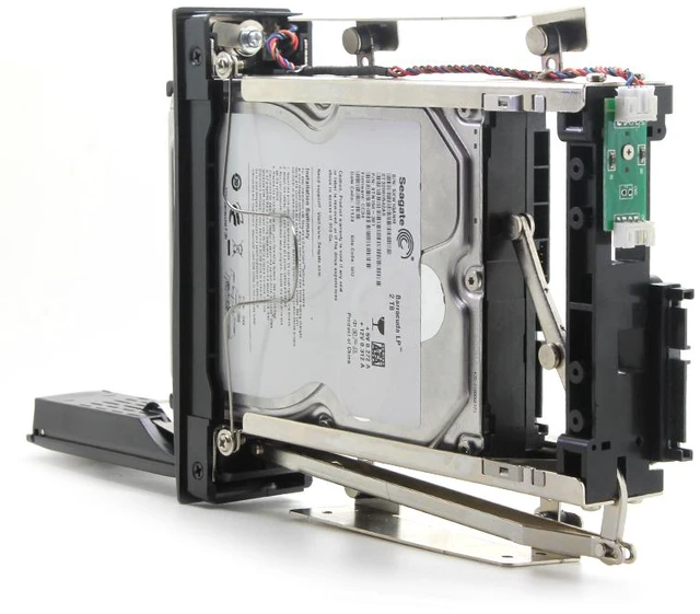 Alt view image 5 of 6 - Seatay 5.25in Trayless Hot Swap Mobile Rack for 3.5in Hard Drive - Internal SATA Backplane Enclosure