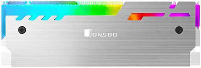 Alt view image 4 of 7 - Jonsbo NC-3 Desktop Memory Heatsink 5V 3Pin Addressable RGB Aluminum RAM Heat Spreader Cooling Shell