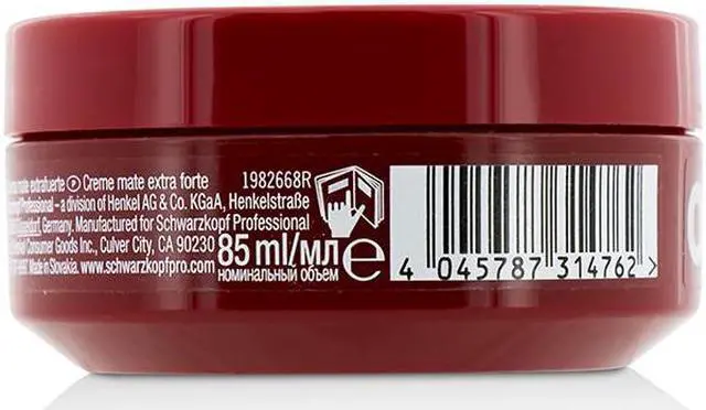 Alt view image 3 of 5 - Schwarzkopf - Osis+ Mighty Matte Ultra Strong Matte Cream (Ultra Strong) 85ml/2.8oz