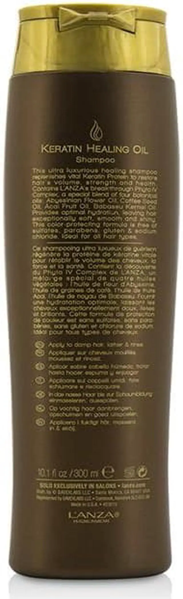 Alt view image 2 of 9 - Lanza - Keratin Healing Oil Shampoo 300ml/10.14oz