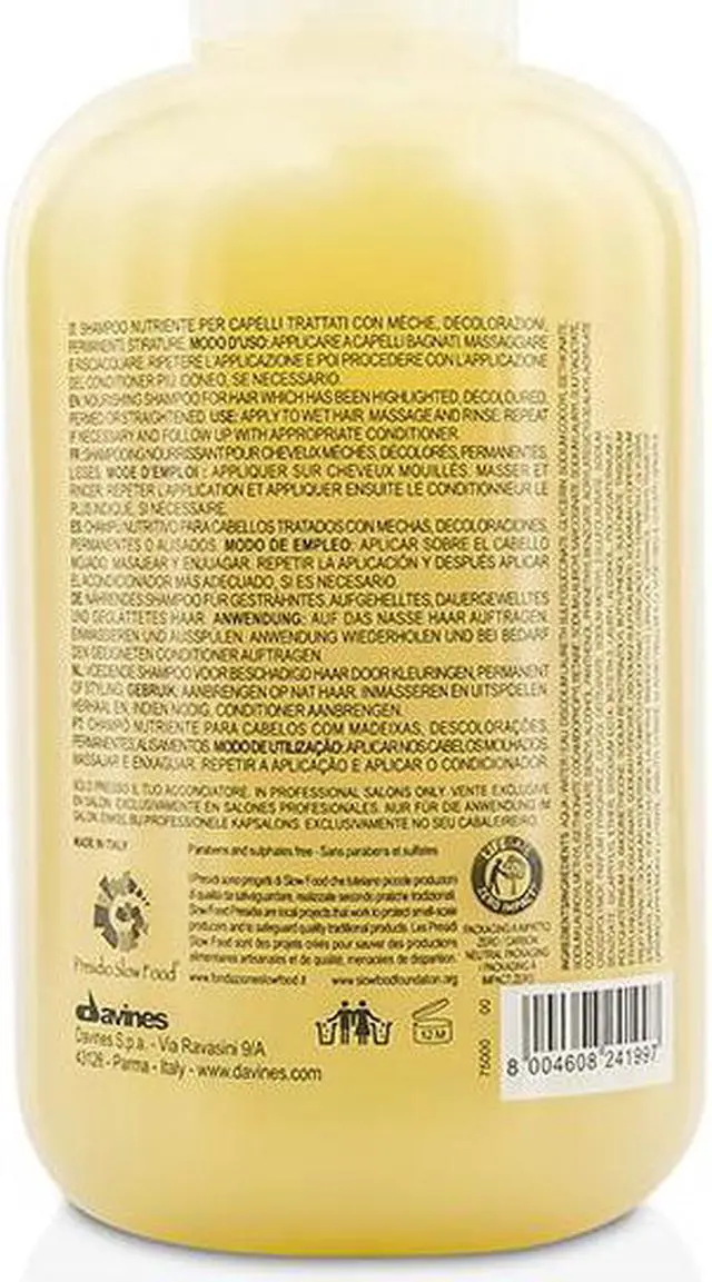 Alt view image 2 of 5 - Davines - Nounou Nourishing Shampoo (For Highly Processed or Brittle Hair) 250ml/8.45oz