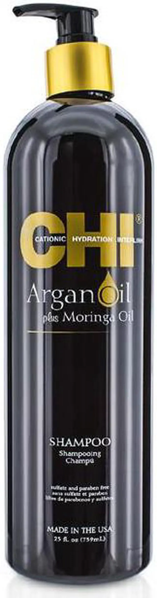 Main image of CHI - Argan Oil Plus Moringa Oil Shampoo - Sulfate & Paraben Free 739ml/25oz