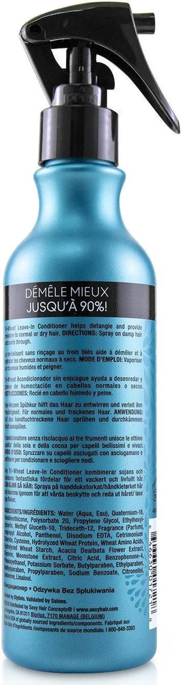 Alt view image 7 of 17 - Healthy Sexy Hair Tri-Wheat Leave In Conditioner Sexy Hair Hair Spray for Unisex 8.5 oz