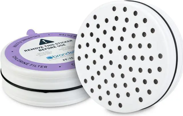 Alt view image 5 of 13 - VivaSpring Filtered Shower Head | Chrome Finish with Obsidian face and Wide Rain Spray | for softer skin and hair | 6 month filter FF-15 | Certified Filtration