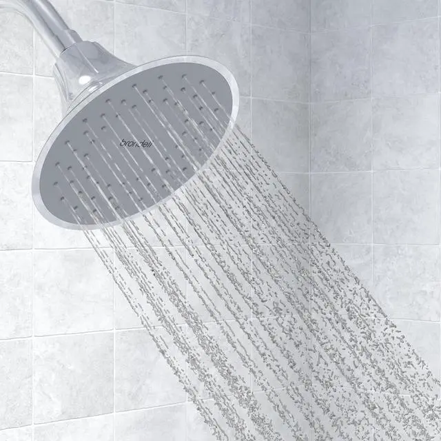 Alt view image 2 of 13 - VivaSpring Filtered Shower Head | Chrome Finish with Obsidian face and Wide Rain Spray | for softer skin and hair | 6 month filter FF-15 | Certified Filtration