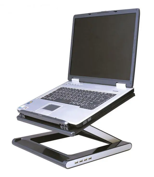 Alt view image 5 of 5 - Defianz Desk Stand | Desk Stand | Laptop Stand | Cooling Pad | Laptop Cooling Pad | Notebook Cooler | Notebook Stand | Cooling Stand | Z Lift Stand |