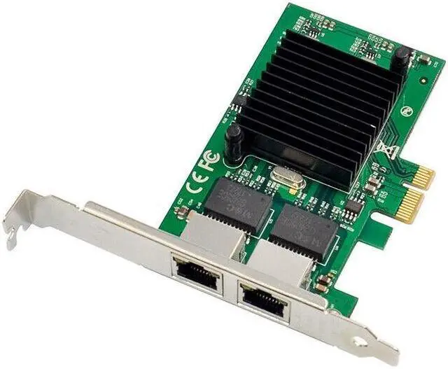 Alt view image 2 of 4 - X-MEDIA XM-NA3821 2-Port Dual 1000Mbps Gigabit PCI Express PCI-E Network Card