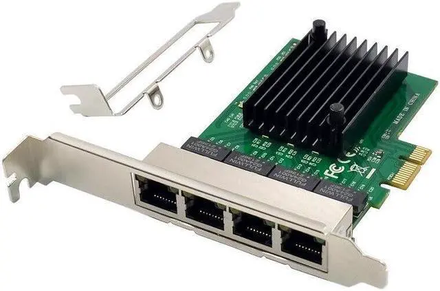 Alt view image 2 of 6 - X-MEDIA XM-NA3840 4-Port 1000Mbps Gigabit PCI Express PCI-E Network Adapter Card