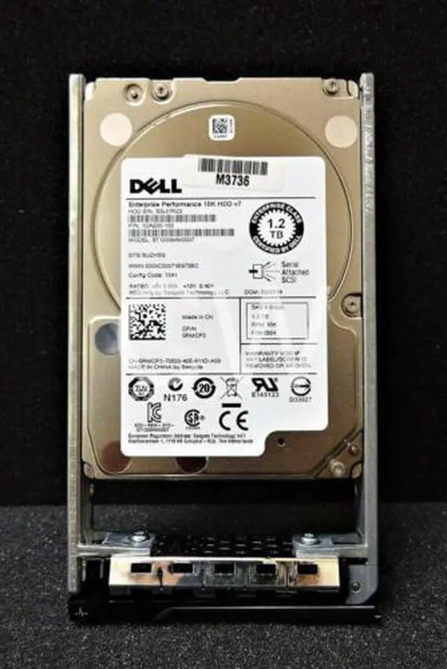 Main image of (NOT FOR HOME PC!) RMCP3 0RMCP3 Dell 1.2TB 10K RPM 6Gb/s 2.5" SAS Hard Drive ST1200MM0007