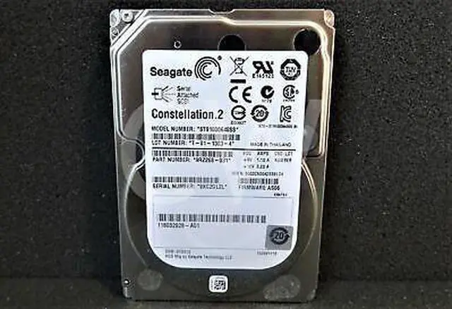Main image of (NOT FOR HOME PC!) ST91000640SS Seagate 1TB 7200RPM 6Gbps 2.5" SAS HDD Hard Drive W/ZERO HOURS - OEM