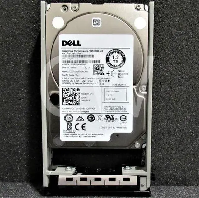 Alt view image 3 of 4 - (NOT FOR HOME PC!) 0WXPCX WXPCX Dell 1.2TB 10000RPM 12Gbps 2.5" SAS SERVER HDD Hard Drive