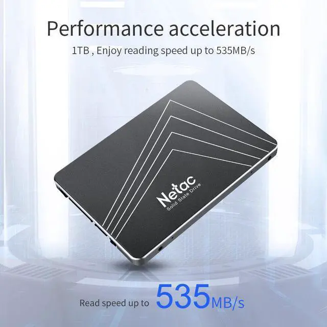 Alt view image 2 of 7 - Netac 512GB SSD 2.5'' SATA III 6 Gb/s Internal Solid State Drive 500MB/s