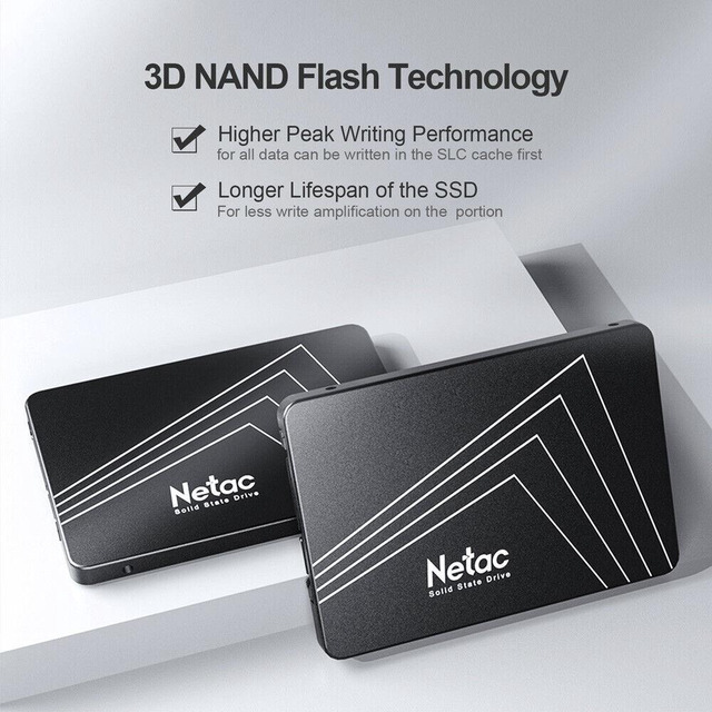 thumbnail image 2 of Netac 1TB Internal SSD – 2.5'' SATA III Or M.2 NVMe PCIe Gen 3.0×4 Solid State Drive 2 of 2