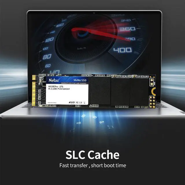 Alt view image 6 of 7 - Netac Internal SSD 1T Solid State Drive M.2 2280 NVMe PCIe Gen3x4 Up to 1800MBps
