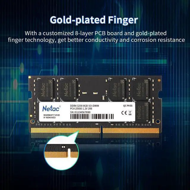 Alt view image 4 of 7 - 16GB 2×8GB DDR4 Ram 3200MHz Laptop Memory RAM 1.2V PC4-25600 260-Pin SO-DIMM