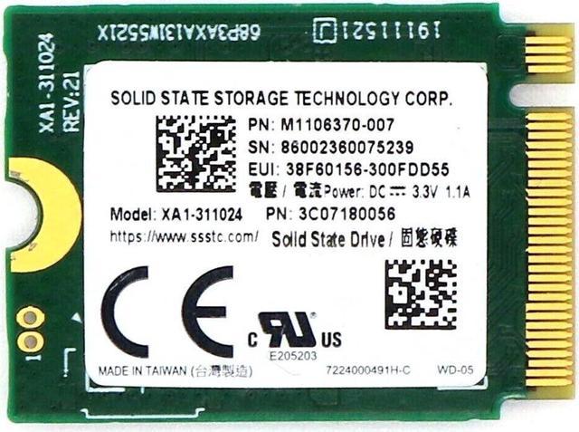 HP 764074-001 - 32GB SATA NGFF M.2 2230 Half Height Solid State