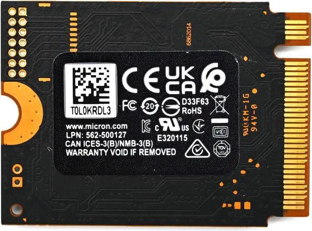 STEAM DECK 64GB  1ＴB SSD （Micron社製）換装品 Steam Deck 64gモデル (1T換装済み) （STEAM DECK 64GB 1TB SSD