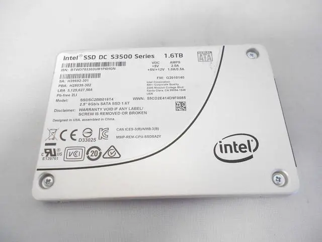 Main image of Nimble SAN Storage 1.6TB SSD Solid State Drive CS300 CS500 CS700 ES1-H85